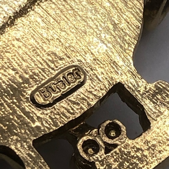 Vtg Butler Fifth Ave Birdbath Bird Bath Brooch 2.4” x 1.6” EUC - Picture 3 of 5